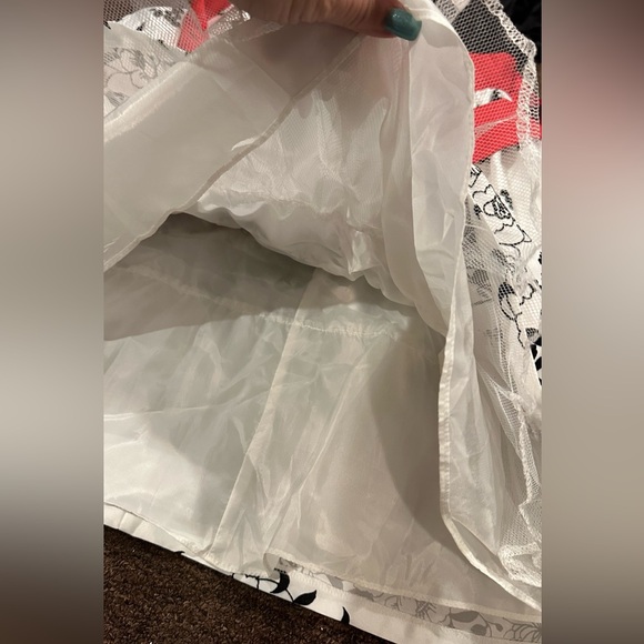 Junior Ladies Rare Editions Glitter Black White Dress Formal/Holiday Sz 16-18 - Picture 5 of 5